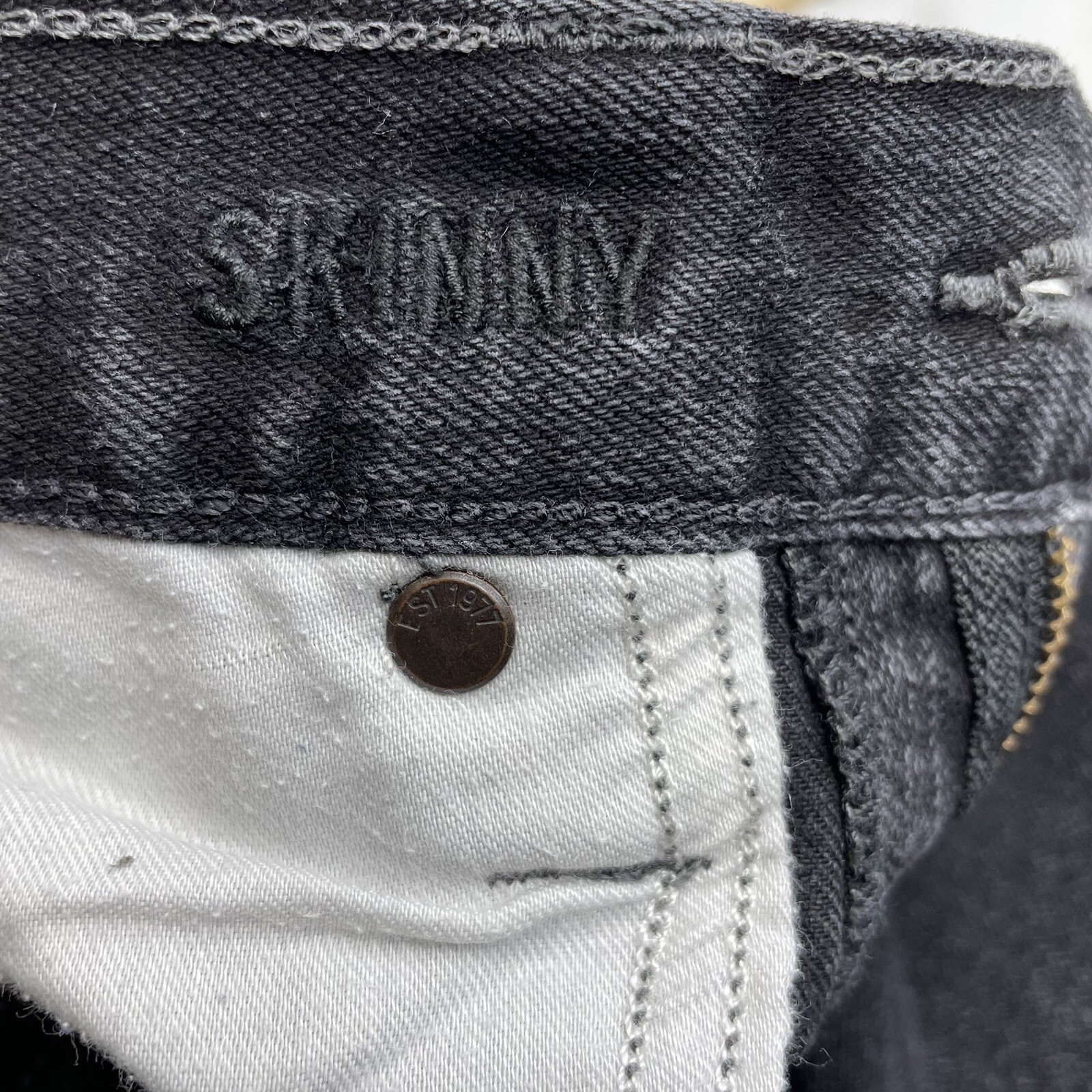 American Eagle Men's Skinny Jeans Black Stretch Denim Size 29 x 32 (Tag) eBay