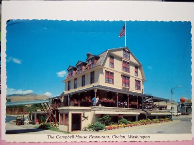 #ad #ad Chelan WA Campbell House Restaurant originally hotel $9.95