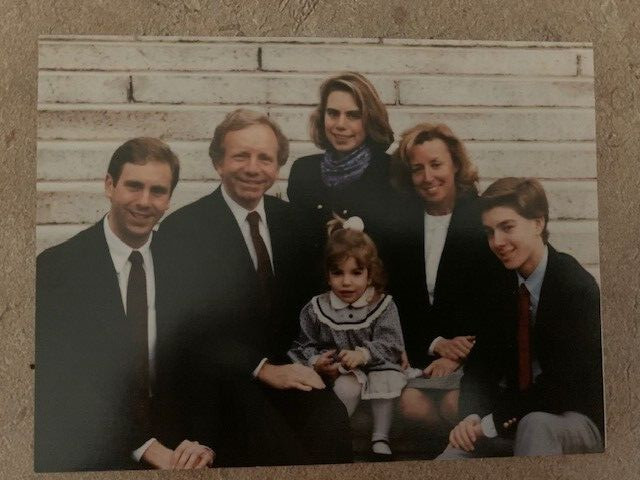 Joseph Lieberman Holiday Picture Card-1990