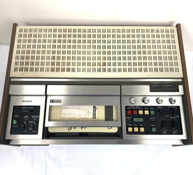 Vintage Sony U Matic  VO 2800 Video Cassette Recorder 