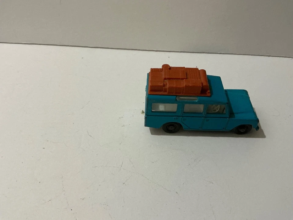 Land Rover Safari No.12 Lesney Matchbox 1965 azul Foto 3 de 4