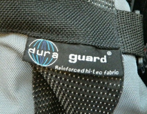 NITRO N35 BLACK DURA GUARD, BACK ARMORED BIKER JACKET SIZE XS, - Picture 7 of 12