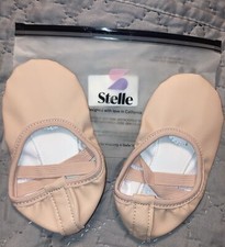 Stella Pink Girls Ballet Slippers 8MT NEW. Free Shipping.