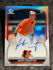 2023 Bowman Chrome 1st REFRACTOR PROSPECT ROOKIE AUTO Adam Crampton 022/499