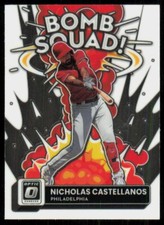 2022 Donruss Optic Bomb Squad! Base Nicholas Castellanos Cincinnati Reds #BS-10