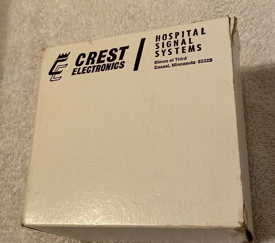 CREST ELECTRONICS HOSPITAL SIGNAL SYSTEMS P/N 4329-1F | eBay