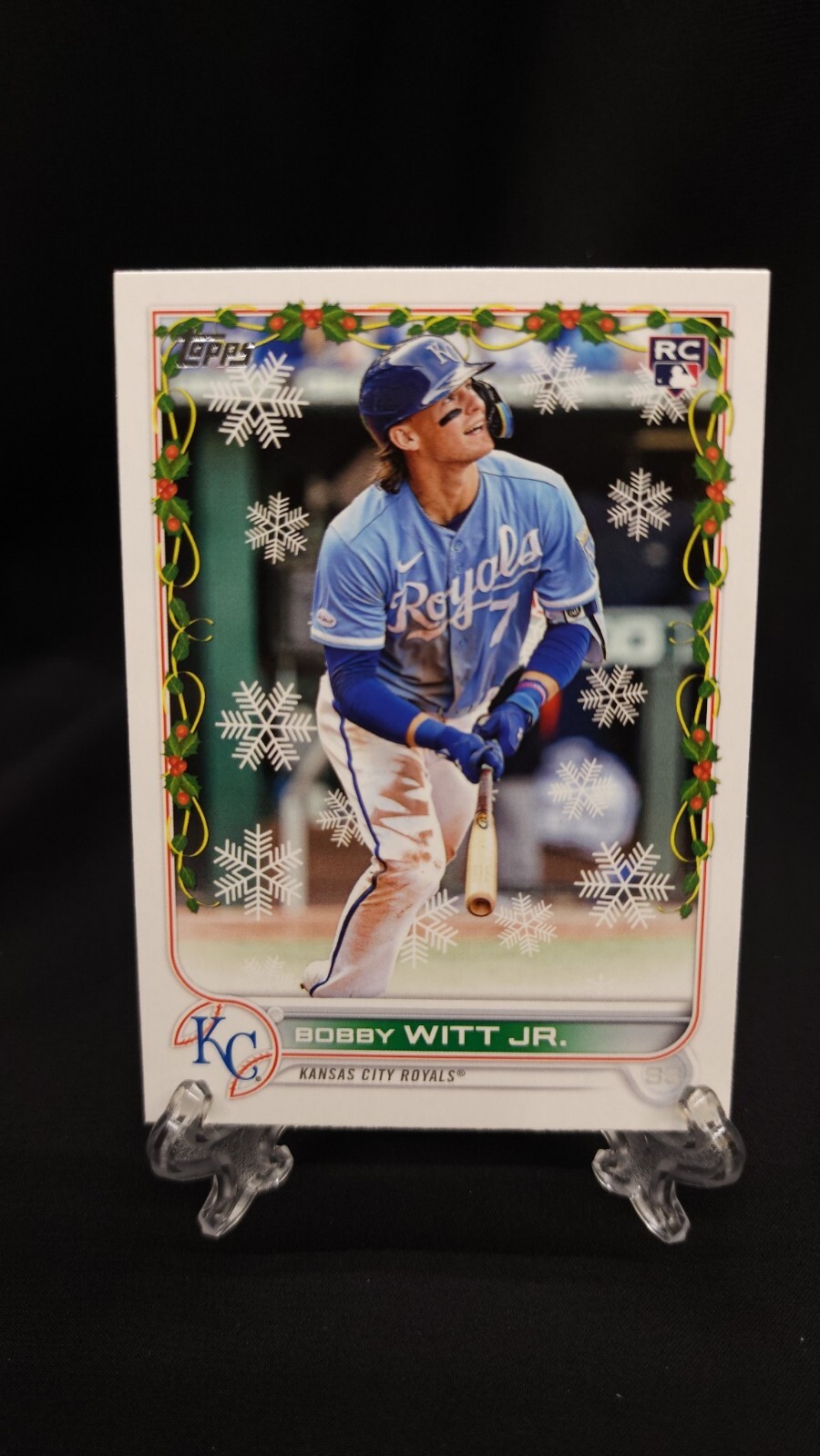 2022 Topps Holiday #HW150 Bobby Witt Jr RC KC Royals
