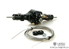 LESU Metal Rear Axle with Differential Lock for Tamiya 1/14 RC Truck Model