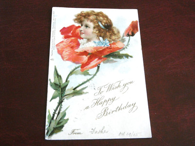 ORIGINAL FRANKREICH BRUNDAGE JUGENDSTIL STECK KINDER FANTASY POSTKARTE - Nr.2004