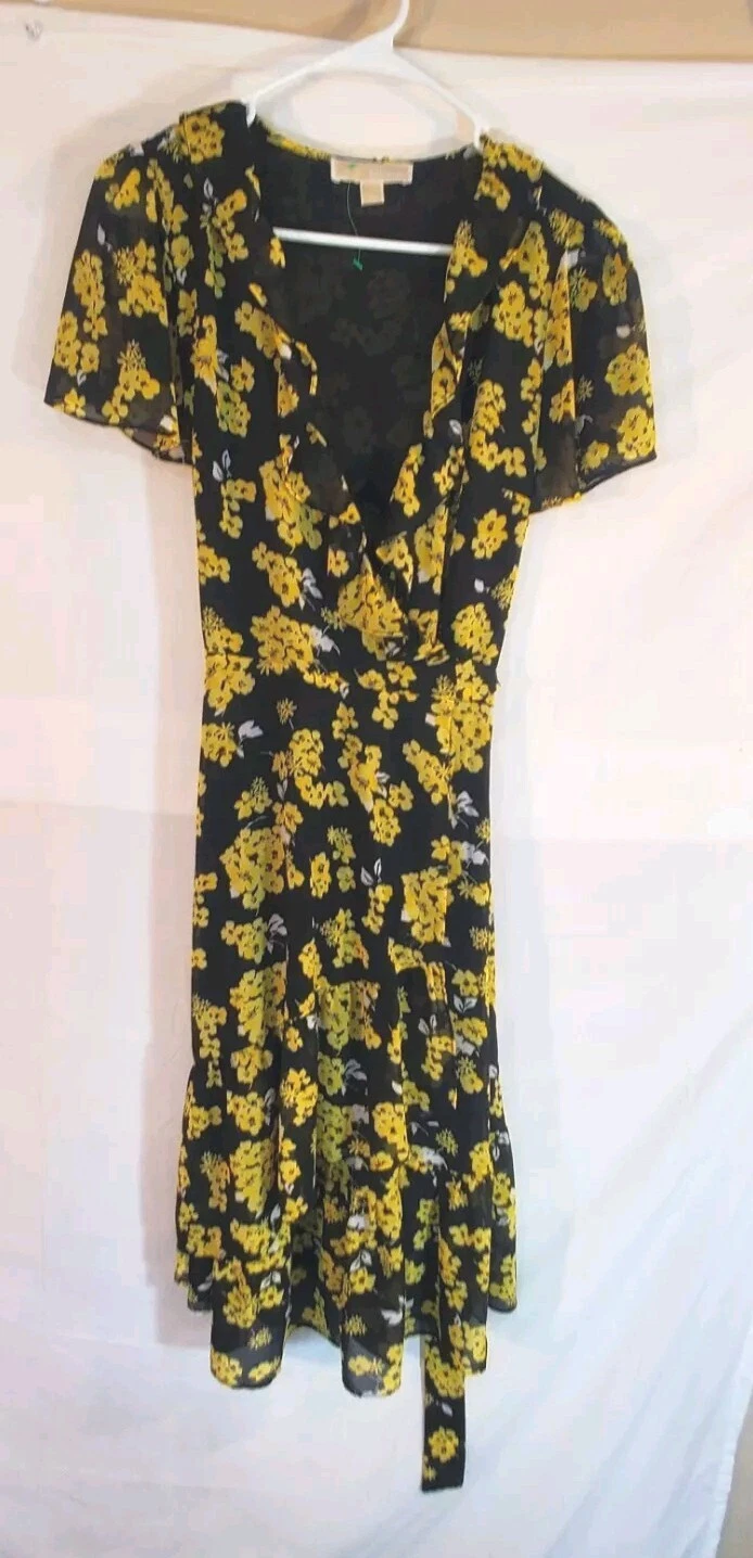 Abito donna Michael Kors taglia small floreale avvolgente