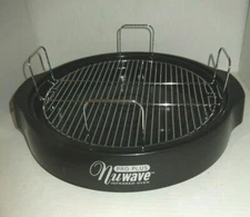 NuWave Pro Plus Oven Bottom Base & Drip Pan With Rack 20601 20602 20603 20604 