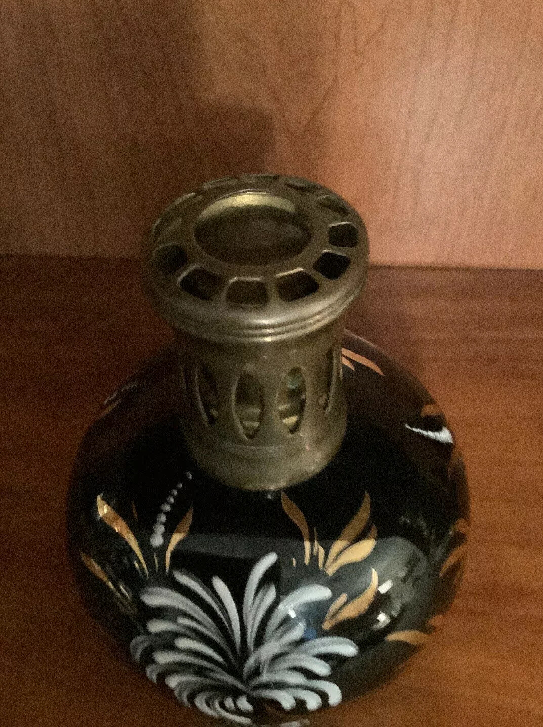 Jolie LAMPE BERGER PARIS Ancienne, Porcelaine Bleu de Sèvres
