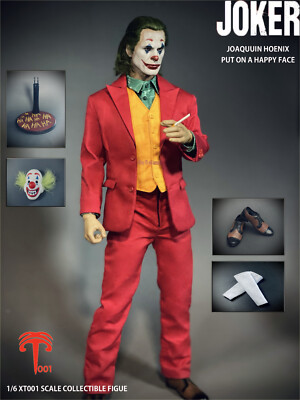 XT001 Joker Joaquin Phoenix 1/6 Red Suit Action Figure Model In