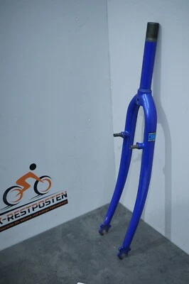 Giant CRMO Butted 28" Stahl 1" Gewinde MTB Starrgabel Schwarz Kult Retro 0,7kg! - Bild 1 von 4