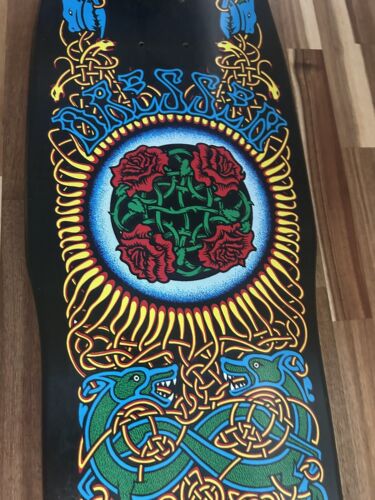 Santa Cruz Skateboard Deck Eric Dressen Celtic Roses Negro - Imagen 3 de 12