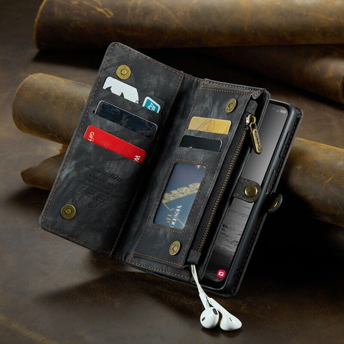 Removable Wallet Case Zip Card Leather Flip Cover for Samsung A15/A25/A35/A55 - Picture 5 of 47