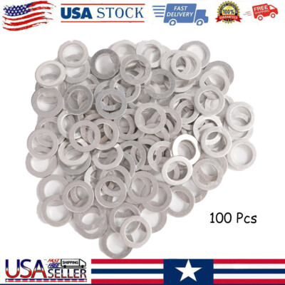 #ad 100x 14mm Transmission OIL Drain Plug Crush Washers 94109 14000 Fit Honda Accord $8.39