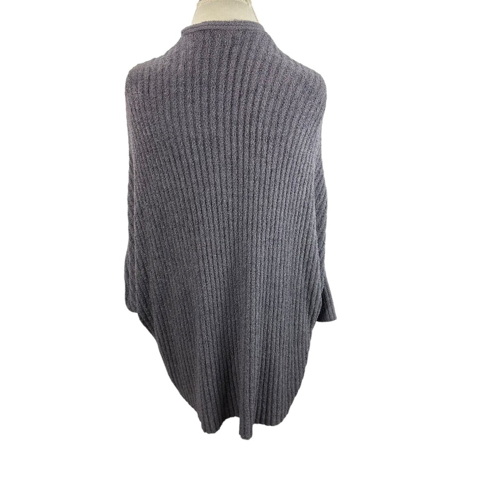 Barefoot Dreams CozyChic Lite Dove Gray Circle Cardi Sweater Cardigan Barefoot Dreams CozyChic Lite Dove Gray Circle Cardi Sweater Cardigan