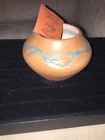 Art Bowl Vase Y2K ANCIENT STONE POTTERY HULL CLAYWORKS AZ TRIBAL POT Artist