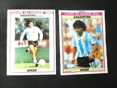 FICHE FORMULARIO SCHEDA Form Onze Mondial Diego Maradona Argentine