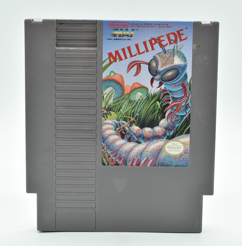 Nintendo NES - MILLIPEDE, Cartridge, 1988, TESTED, Vintage Video Game