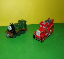 Thomas the Train Friends Wooden Railway Fiery Flynn w/ Diecast Plastic Emily