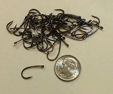 Fly Tying Hooks QTY- 50 size 10 Barbless Emerger - Wide Gap Scud, Pupa, Shrimp
