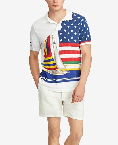 Ralph Lauren Polo CP-93 Regatta Capsule Shirt MEN S Casino Stadium P-wing Indian - Picture 6 of 8