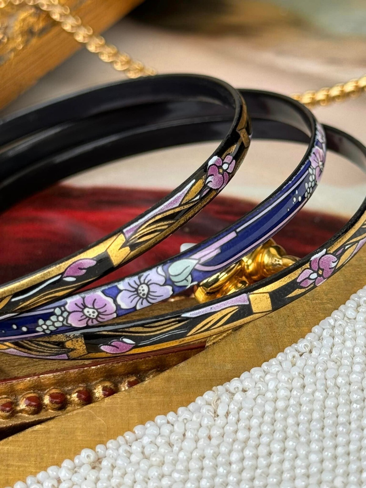michaela frey 3 splendid enamel bracelets