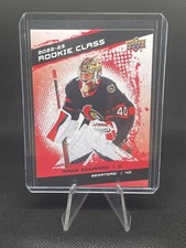 2022-23 Mads Sogaard Rookie Class RED SSP Upper Deck Series 2 Hockey Ottawa B