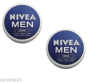 2x 150ml Nivea Creme For Men Fur Gesicht Korper Hande Skin For Men Handcreme Ebay