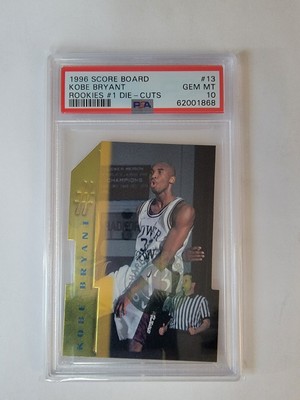 1996-97 Score Board Kobe Bryant Rookies #1 Die-Cuts RC #13 PSA 10 