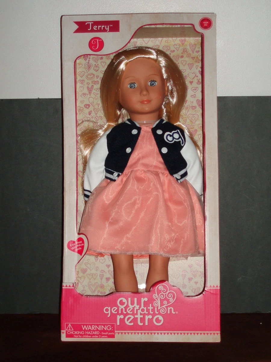 Admin Arrangement Fellow OUR GENERATION RETRO TERRY 18&#034; DOLL Blonde NEW | eBay