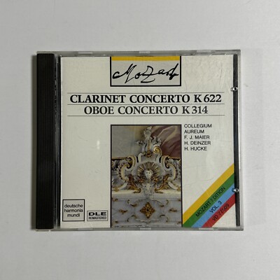 Mozart: Concertos for Clarinet, Oboe - Deinzer / Hucke / Collegium Aureum CD