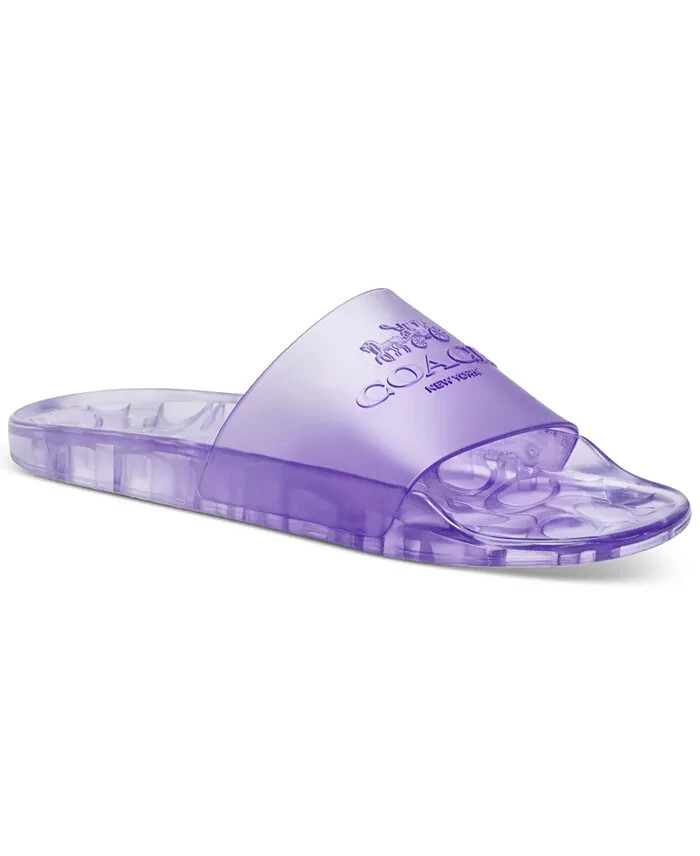 Coach Z2349*Women's Purple Ulyssa Jelly Pool Slides Size 5 B | eBay