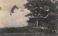 J18/ Indianapolis Indiana RPPC Postcard c10 Fort Benjamin Harrison Canon 51
