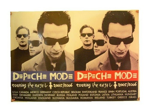 Depeche Mode Commercial Poster Angel Tour Europe - 第 1/1 張圖片