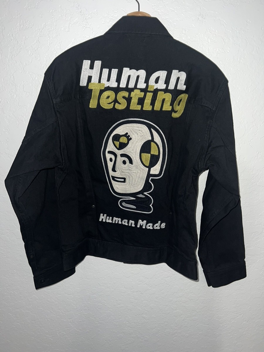 Human Made x Asap Rocky x Nigo Varsity Testing Denim Jacket Human Made x Asap Rocky x Nigo Varsity Testing Denim Jacket