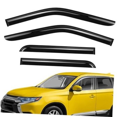 Extra Durable Window Deflectors Tape-On Window For Mitsubishi Outlander 14-21