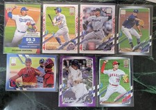 2021 Topps UK Edition Card Lot x7 Rookie RC Insert Serial Numbered /25 /50 /99