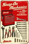 Vintage Mechanics Tools Metal Wall Sign 8 X 12 In