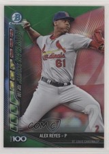 2017 Bowman Chrome Scouts Top 100 Retail Green Refractor 25/99 Alex Reyes 4al