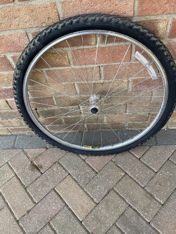 Mavic 230 SBP Front Wheel 26-inch Xt M737 Hub Rim Brake Vintage Retro MTB 1990s