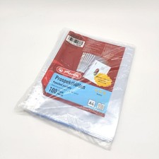 Herlitz Prospekthuellen Buerobedarf A4 glasklar Staerke 006