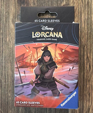 Card Sleeves Disney Lorcana Rise Of The Floodborn Mulan 65 Count New Sealed 2023