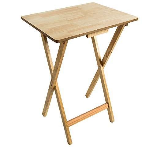 Home Vida Folding Snack Table | Solid Pine | 67 H x 48 W  Assorted colors