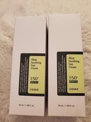 2x COSRX Aloe Beruhigende Sonnencreme SPF 50+, 50 ml doppel pack