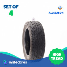 Set Of 4 Used 20555r16 Continental Controlcontact Tour As Plus 91h - 8.532