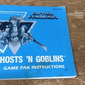 Captain Commando NES Game Instruction Manual Ghosts &lsquo;N Goblins Manual Only