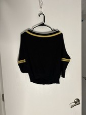 Women s Black and gold Express sweater #glamo...